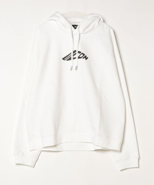 DSQUARED2(ディースクエアード)の「Icon New Generation Relax Fit Hoodie/0252(パーカー・メンズ・ブラック/ホワイト・S/M/L/XL)」の2枚目の写真