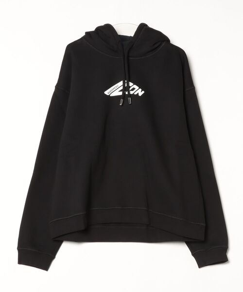 DSQUARED2(ディースクエアード)の「Icon New Generation Relax Fit Hoodie/0252(パーカー・メンズ・ブラック/ホワイト・S/M/L/XL)」の1枚目の写真