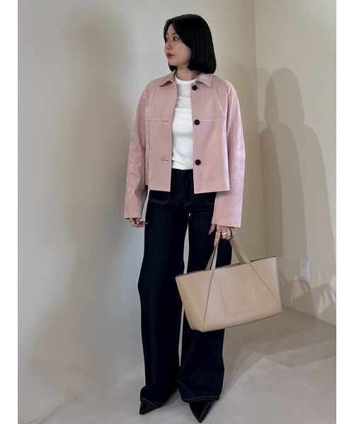 パッチポケットデザインバギーデニムパンツ（デニムパンツ）｜Mila