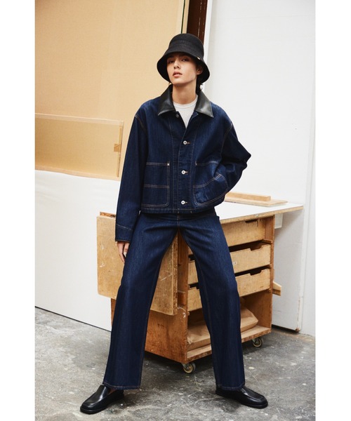 【新作】Mila Owen パッチポケットデザインバギーデニムパンツ パッチポケットデザインバギーデニムパンツ（デニムパンツ