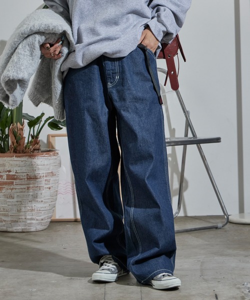 Gramicci（グラミチ）の「Gramicci/グラミチ SUTTER DENIM PANT デニムパンツ サイズ調整簡単（デニムパンツ・メンズ・ブルー/インディゴブルー・XXL/XL/M/S/L）」の13枚目の写真