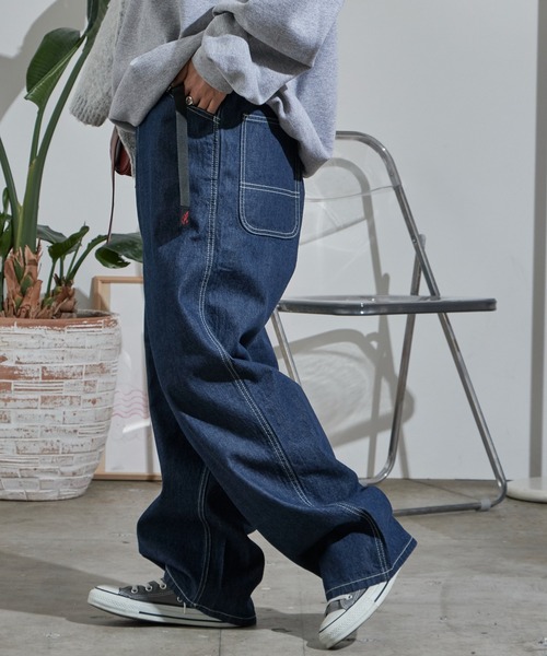 Gramicci（グラミチ）の「Gramicci/グラミチ SUTTER DENIM PANT デニムパンツ サイズ調整簡単（デニムパンツ・メンズ・ブルー/インディゴブルー・XXL/XL/M/S/L）」の3枚目の写真