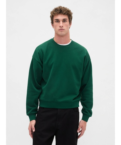 セール】ヴィンテージソフト オーバーサイズ クロップド スウェット