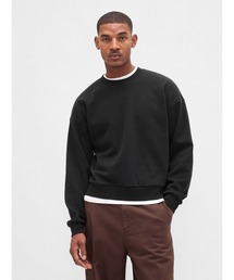 GAP(ギャップ)のヴィンテージソフト オーバーサイズ クロップド スウェットシャツ(スウェット)