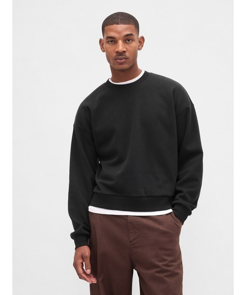 セール】ヴィンテージソフト オーバーサイズ クロップド スウェット