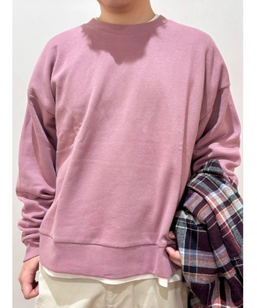GAP(ギャップ)の「ヴィンテージソフト オーバーサイズ クロップド スウェットシャツ(スウェット・メンズ・ブラック/オフホワイト/グリーン/ピンク・XS/S/M/L/XL)」の18枚目の写真