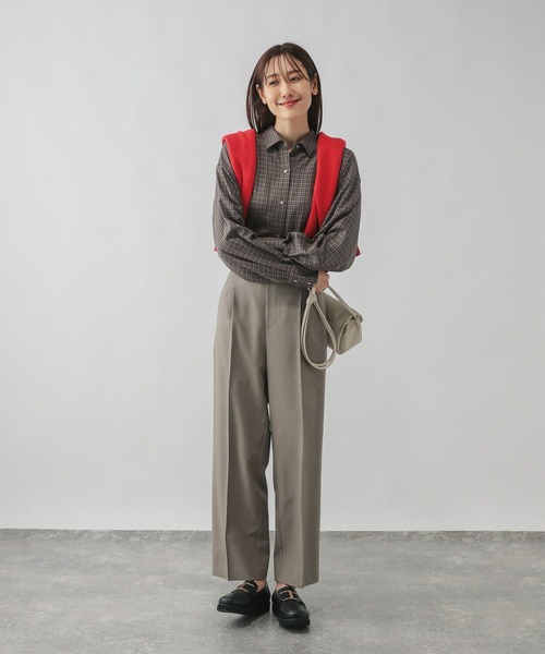 GLOBAL WORK(グローバルワーク)の「チェックシャツ長袖/579509(シャツ/ブラウス・レディース・ブルー系その他/ブラウン系その他/ブラック系その他/ブラウン系その他7・FREE)」の18枚目の写真