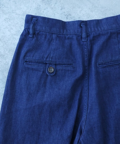 bulle de savon(ビュルデサボン)の「△8oz ムラ糸デニム パンツ(デニムパンツ・レディース・ネイビー・FREE)」の20枚目の写真