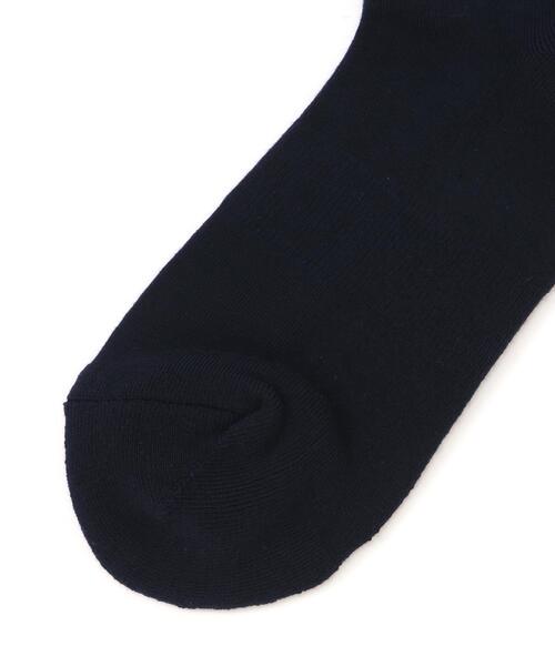 Jack Bunny!!（ジャックバニー）の「【Jack Bunny!!】ラインハイソックス (LADIES)（ソックス/靴下・レディース・ホワイト/ネイビー/カーキ・FREE）」の4枚目の写真