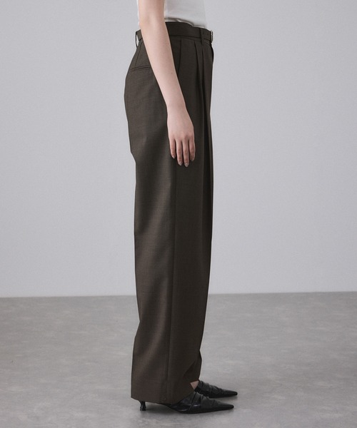 セール】【EMOELLE】ベルテッドスラックス（スラックス）｜ADAM ET