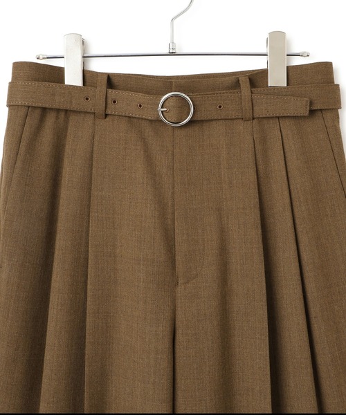 ADAM ET ROPE'（アダムエロペ）の「【EMOELLE】ベルテッドスラックス（スラックス・レディース・グレー系その他/イエロー系その他3・36/38）」の18枚目の写真