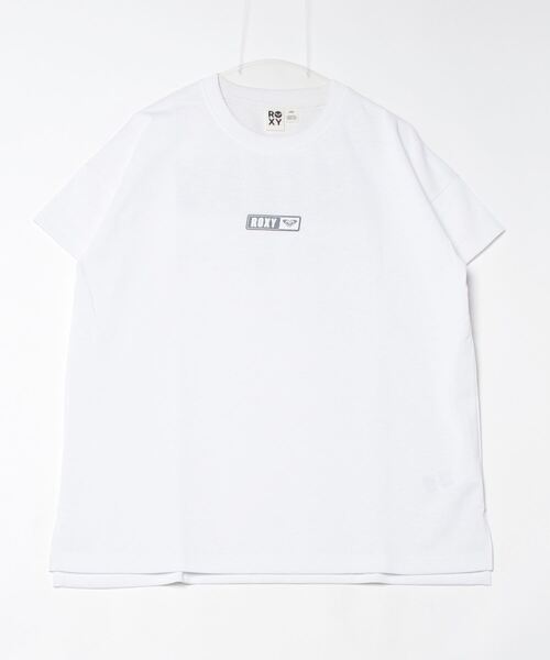 ROXY（ロキシー）の「ロキシー ROXY SQUARE LOGO S/S TEE（Tシャツ/カットソー・レディース・オフホワイト/ブラック/ホワイト・S/M/L）」の2枚目の写真