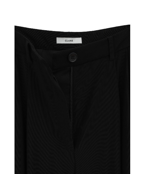 CLANE（クラネ）の「SHEER TUCK PANTS（その他パンツ・レディース・ボルドー/ブラック/アイボリー・0/1/2）」の19枚目の写真
