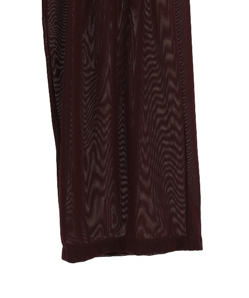 CLANE（クラネ）の「SHEER TUCK PANTS（その他パンツ・レディース・ボルドー/ブラック/アイボリー・0/1/2）」の9枚目の写真