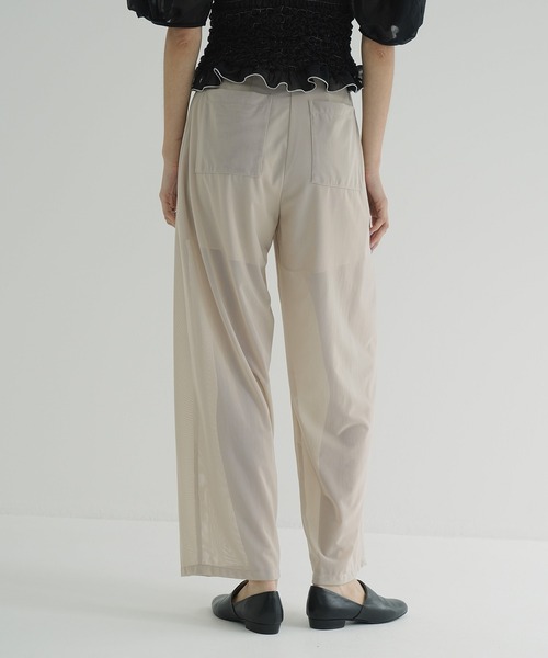 セール】SHEER TUCK PANTS（その他パンツ）｜CLANE（クラネ）の