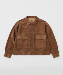 A LEATHER(G[U[)A LEATHER / G[U[ TRUCKER JACKET(C_[XWPbg)