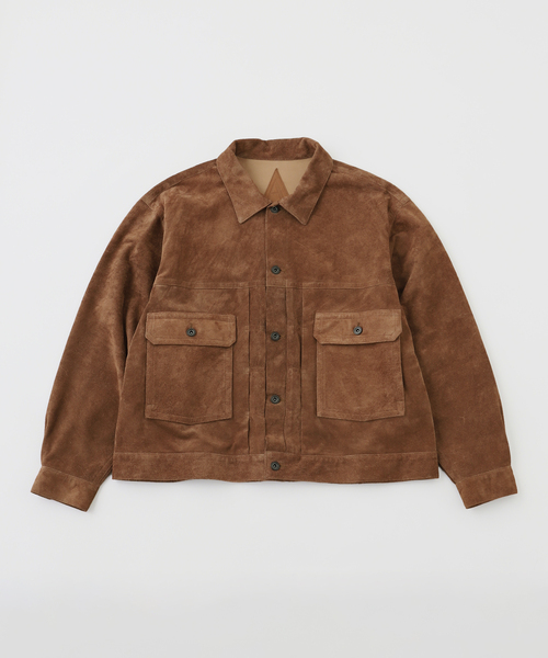 A LEATHER / エーレザー TRUCKER JACKET（ライダースジャケット