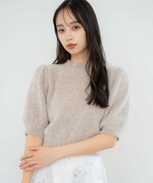 【販路限定カラーあり】ラメシャギーニット
