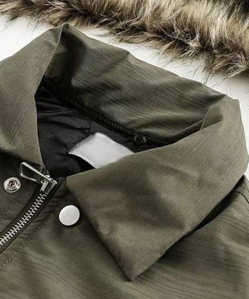 セール】【2025 AW 新作】フェイクファー着脱可能 ミリタリー