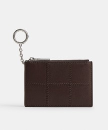 Coachtopia（コーチトピア）の「ジップ カード ケース・キー リング・チェッカーボード アップクラフト レザー（カードケース）」