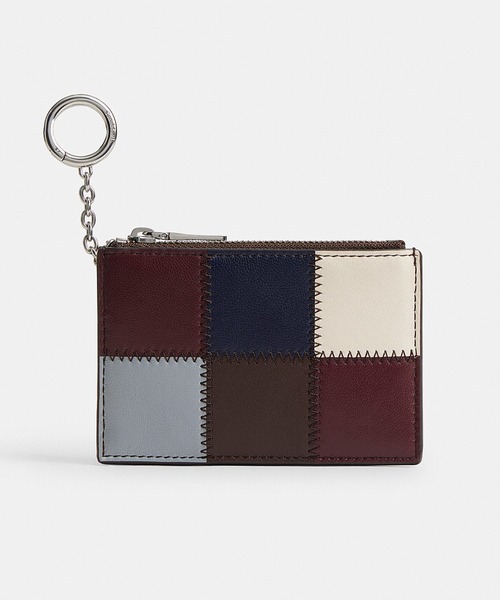 ジップ カード ケース・キー リング・チェッカーボード アップクラフト