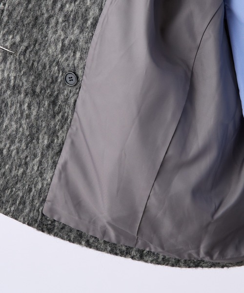 COLLAGE GALLARDAGALANTE（コラージュガリャルダガランテ）の「シャギースタンドネックコート/WEB限定（その他アウター・レディース・チャコールグレー/ライトグレー/ベージュ・FREE）」の19枚目の写真