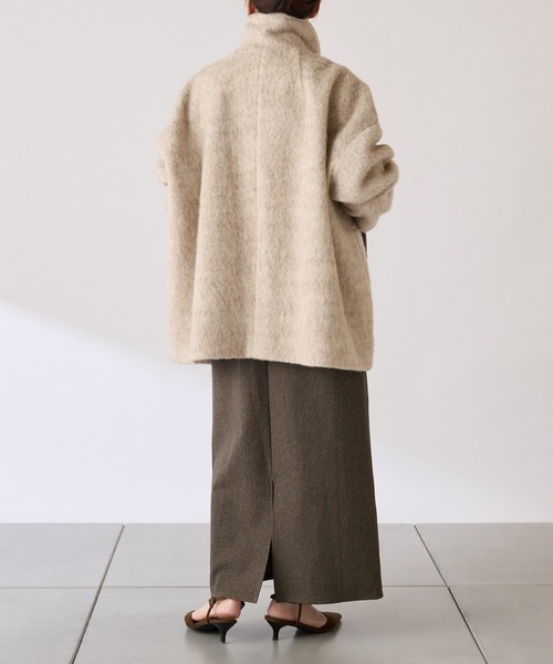 シャギースタンドネックコート/WEB限定（その他アウター）｜COLLAGE