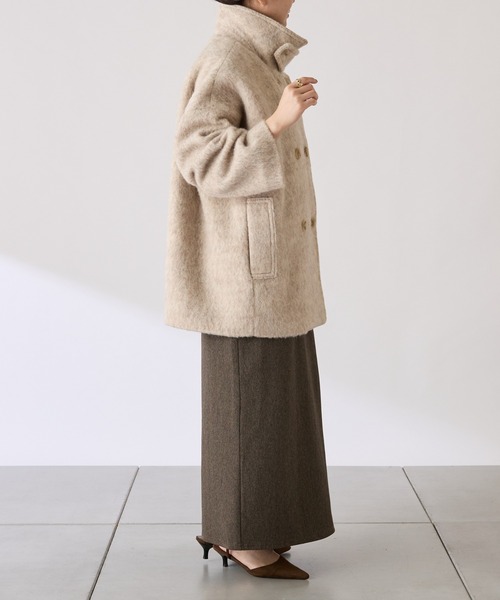 セール】シャギースタンドネックコート/WEB限定（その他アウター