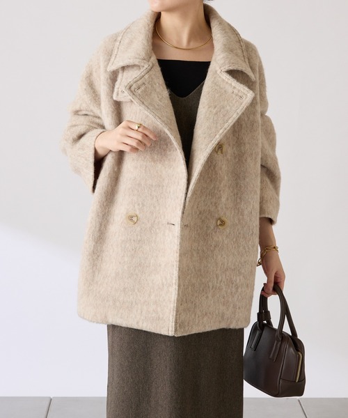 シャギースタンドネックコート/WEB限定（その他アウター）｜COLLAGE
