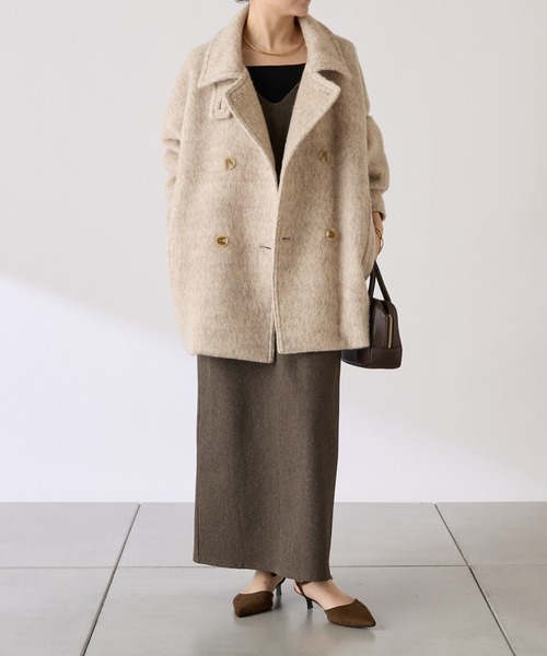 シャギースタンドネックコート/WEB限定（その他アウター）｜COLLAGE