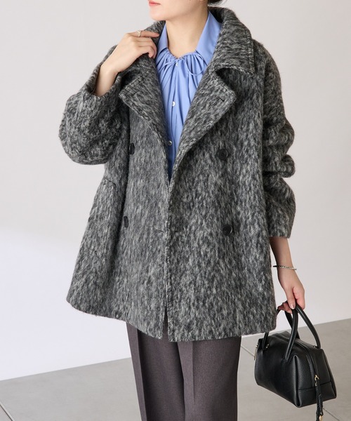 シャギースタンドネックコート/WEB限定（その他アウター）｜COLLAGE