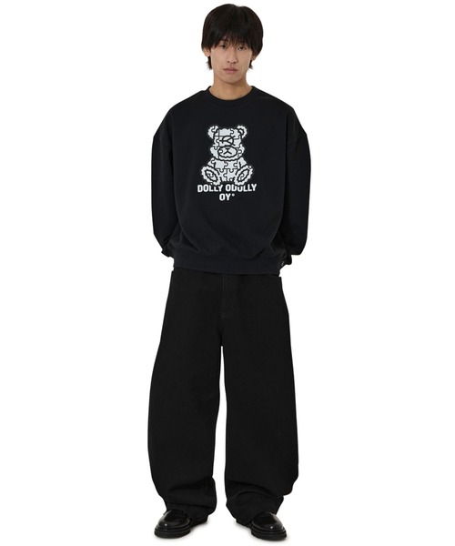 OY（オーワイ）の「『OY/オーワイ』PUZZLE DOLLY CREWNECK/パズルドリー クルーネック（スウェット・レディース・ホワイト/ブラック・L/M）」の15枚目の写真