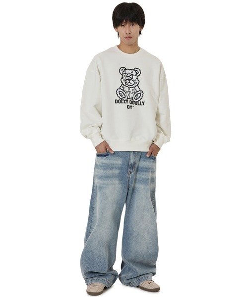 OY（オーワイ）の「『OY/オーワイ』PUZZLE DOLLY CREWNECK/パズルドリー クルーネック（スウェット・レディース・ホワイト/ブラック・L/M）」の10枚目の写真