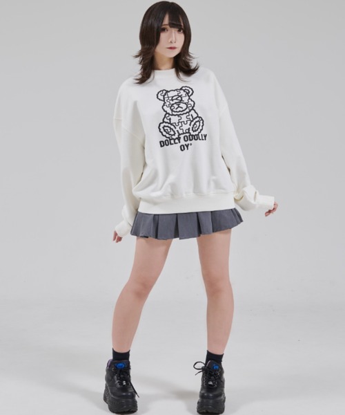 OY(オーワイ)の「『OY/オーワイ』PUZZLE DOLLY CREWNECK/パズルドリー クルーネック(スウェット・レディース・ホワイト/ブラック・L/M)」の20枚目の写真