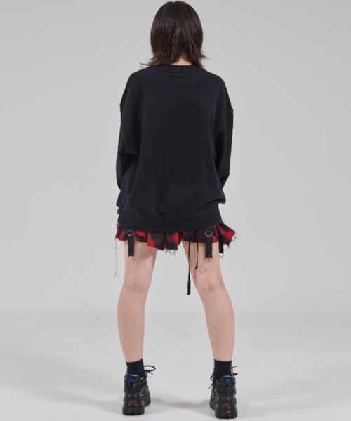 OY(オーワイ)の「『OY/オーワイ』PUZZLE DOLLY CREWNECK/パズルドリー クルーネック(スウェット・レディース・ホワイト/ブラック・L/M)」の17枚目の写真