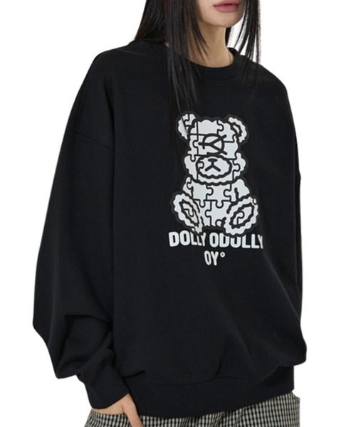 OY(オーワイ)の「『OY/オーワイ』PUZZLE DOLLY CREWNECK/パズルドリー クルーネック(スウェット・レディース・ホワイト/ブラック・L/M)」の21枚目の写真