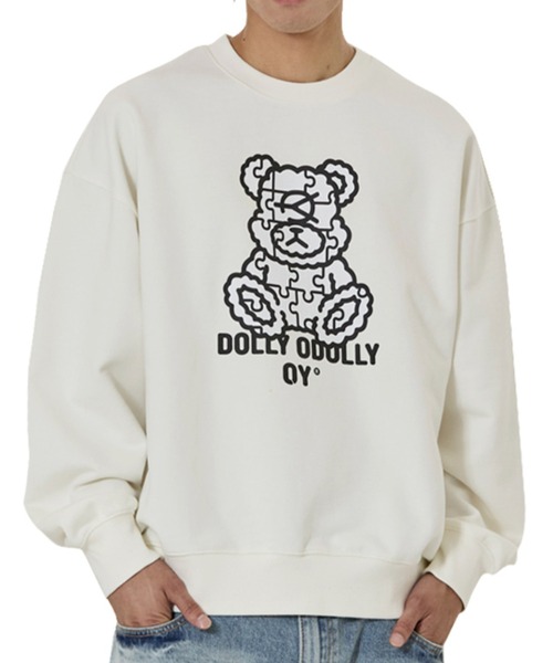 OY(オーワイ)の「『OY/オーワイ』PUZZLE DOLLY CREWNECK/パズルドリー クルーネック(スウェット・レディース・ホワイト/ブラック・L/M)」の22枚目の写真