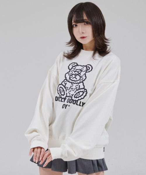 セール】『OY/オーワイ』PUZZLE DOLLY CREWNECK/パズルドリー クルー