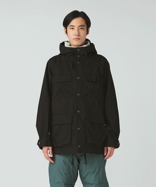 Snow Peak(スノーピーク)の「Snow Peak / TAKIBI Chino Cargo Jacket TAKIBIチノカーゴジャケット(ミリタリージャケット・メンズ・ダークブラウン/ブラック・L/M/XL/S)」の1枚目の写真
