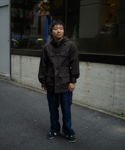 Snow Peak(スノーピーク)の「Snow Peak / TAKIBI Chino Cargo Jacket TAKIBIチノカーゴジャケット(ミリタリージャケット・メンズ・ダークブラウン/ブラック・L/M/XL/S)」の11枚目の写真