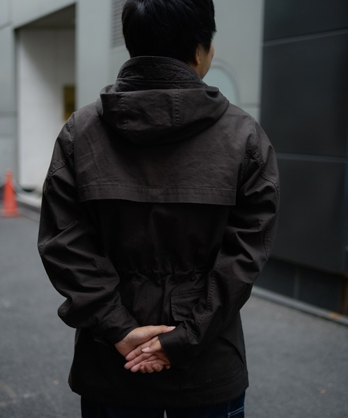 Snow Peak(スノーピーク)の「Snow Peak / TAKIBI Chino Cargo Jacket TAKIBIチノカーゴジャケット(ミリタリージャケット・メンズ・ダークブラウン/ブラック・L/M/XL/S)」の18枚目の写真