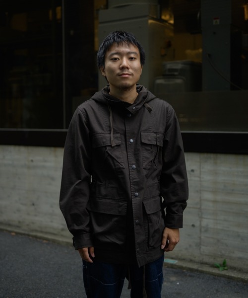 Snow Peak(スノーピーク)の「Snow Peak / TAKIBI Chino Cargo Jacket TAKIBIチノカーゴジャケット(ミリタリージャケット・メンズ・ダークブラウン/ブラック・L/M/XL/S)」の12枚目の写真