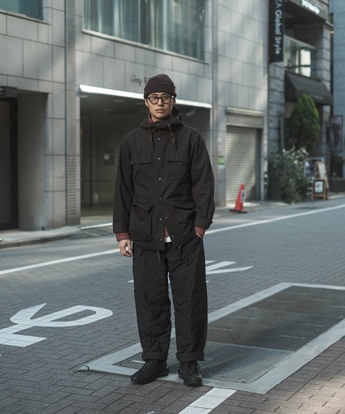 Snow Peak(スノーピーク)の「Snow Peak / TAKIBI Chino Cargo Jacket TAKIBIチノカーゴジャケット(ミリタリージャケット・メンズ・ダークブラウン/ブラック・L/M/XL/S)」の5枚目の写真