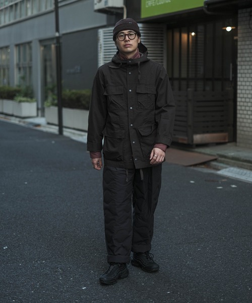 Snow Peak(スノーピーク)の「Snow Peak / TAKIBI Chino Cargo Jacket TAKIBIチノカーゴジャケット(ミリタリージャケット・メンズ・ダークブラウン/ブラック・L/M/XL/S)」の6枚目の写真