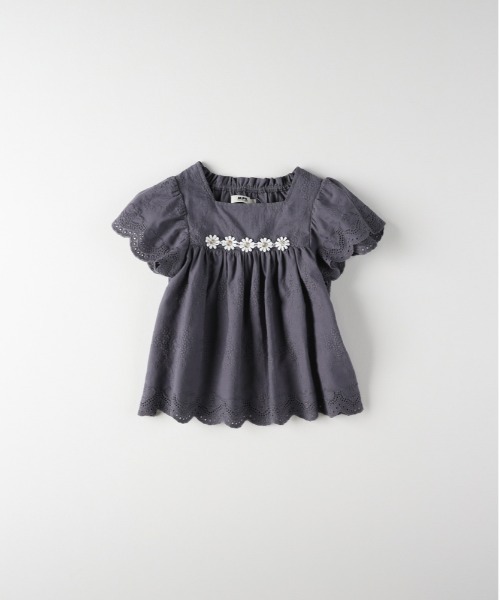 MPS(エムピーエス)の「MPS(エムピーエス)【キッズ】フラワーレースブラウス(シャツ/ブラウス・キッズ・オフホワイト/ダークグレー・120/140/130/110)」の10枚目の写真