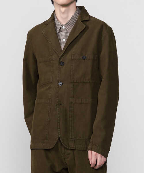 VETRA（ベトラ）の「VETRA | ヘビーキャンバス ジャケット MEN（カバーオール・メンズ・グレー系その他/グリーン系その他・42/44）」の6枚目の写真