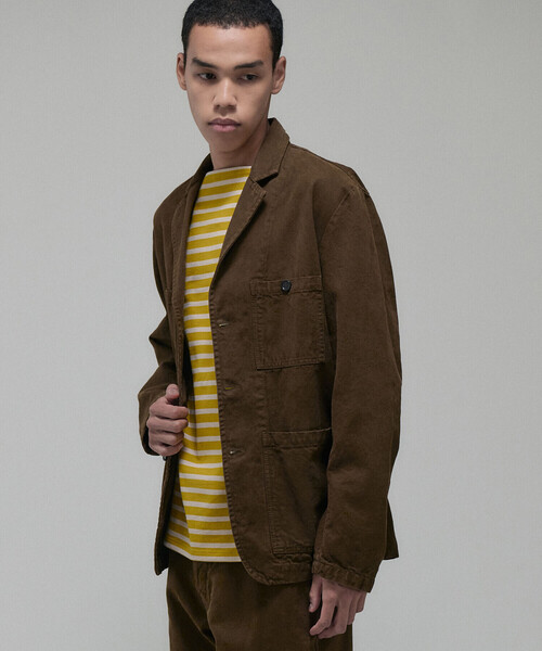 VETRA（ベトラ）の「VETRA | ヘビーキャンバス ジャケット MEN（カバーオール・メンズ・グレー系その他/グリーン系その他・42/44）」の4枚目の写真