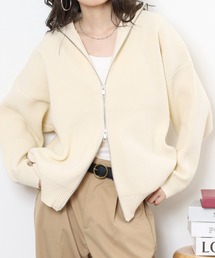 片畦ニットプルオーバー