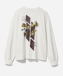 HARE | 【接触冷感】メルトフラワーバックプリントカット(HARE)(Tシャツ/カットソー)