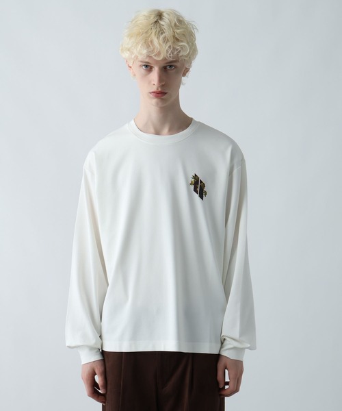 HARE（ハレ）の「【接触冷感】メルトフラワーバックプリントカット(HARE)（Tシャツ/カットソー・メンズ・ブラック/パープル/ホワイト・SMALL/MEDIUM）」の17枚目の写真